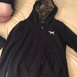 VS PINK black hoodie